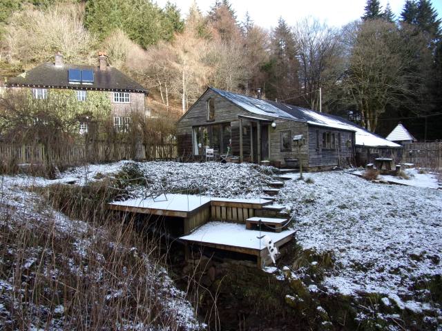 decking and garden room