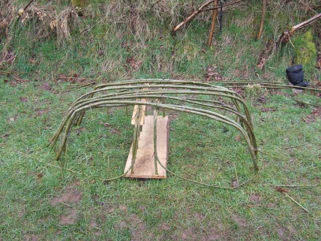 seat and initial frame - all upside down