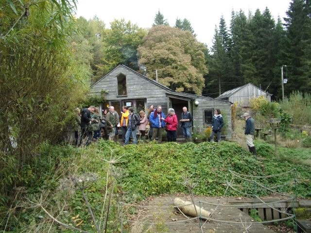 The throng assembles